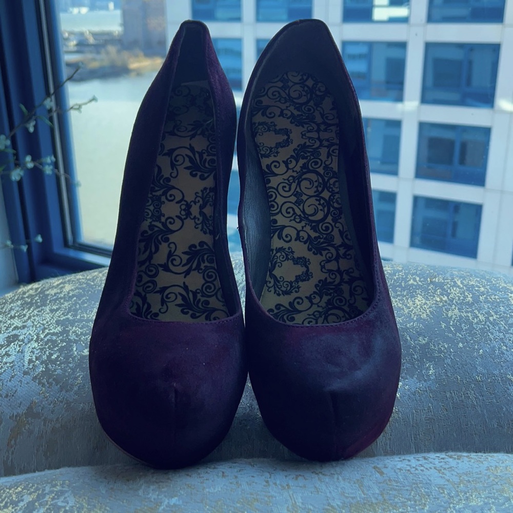 Report Signature Platform Shoe - 2 toned purple 6’inch platform heal